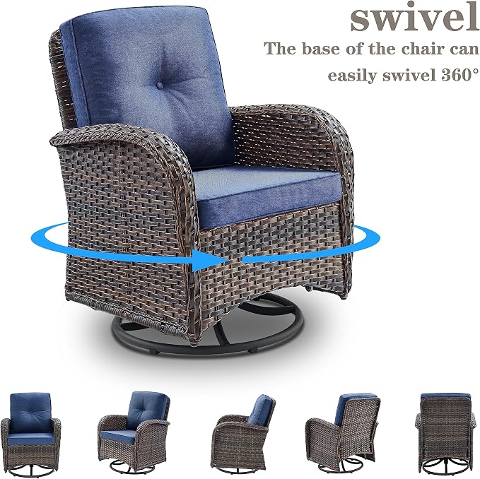 Belord 6 Piece Patio Conversation Sets - Image 4