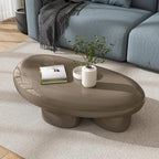 24/7 Shop at Home Kavren Modern 37-inch 3-Piece Oval Glossy Low Profile Coffee - Image 3