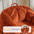 MAXYOYO Folding Sofa Bed with Backrest, Boneless Fold Out Couch Bed with Handle - Image 5
