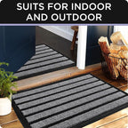 Ubdyo Extra Durable Door Mat Outside Entrance | Dirt Trapping, Non-Slip Backing - Image 8