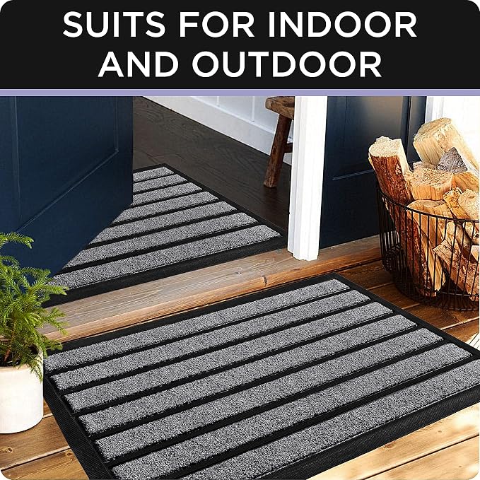 Ubdyo Extra Durable Door Mat Outside Entrance | Dirt Trapping, Non-Slip Backing - Image 8