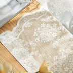 YJ YANJUN Vintage Lace Curtains 63 Inches Length- Elegant Victorian Floral - Image 5