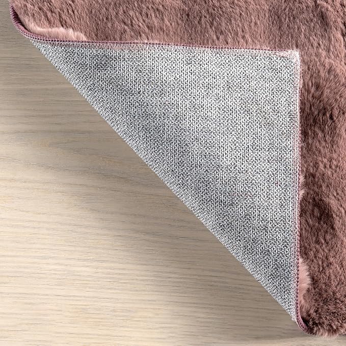 nuLOOM Jeni Burgundy Checkered Washable Runner Rug - Image 3