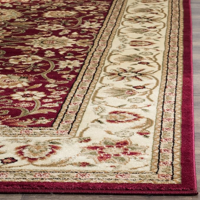 SAFAVIEH Lyndhurst Area Rug 6x8, Traditional Red & Ivory LNH212F - Image 3