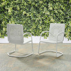 Crosley Furniture Bates 2-Piece Outdoor Chair Set, Retro Metal Patio Chairs - Image 8
