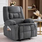 Rocker Recliner Chair with Massage and Heat, Nursery Rocking Chairs by Unknown