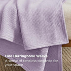 Bedsure GentleSoft 100% Cotton Blanket Queen Size - Image 3