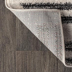 JONATHAN Y Khalil Modern Berber Stripe Cream/Black Indoor Area Rug, Contemporary - Image 6