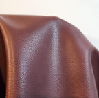 Merlot Burgundy Soft Faux Leather Fabric PU Peta Approved Vegan Leather by The - Image 2