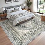 8x10 Area Rugs for Living Room, Large Washable Rug, Wheat | Rugs for Bedroom - Image 9