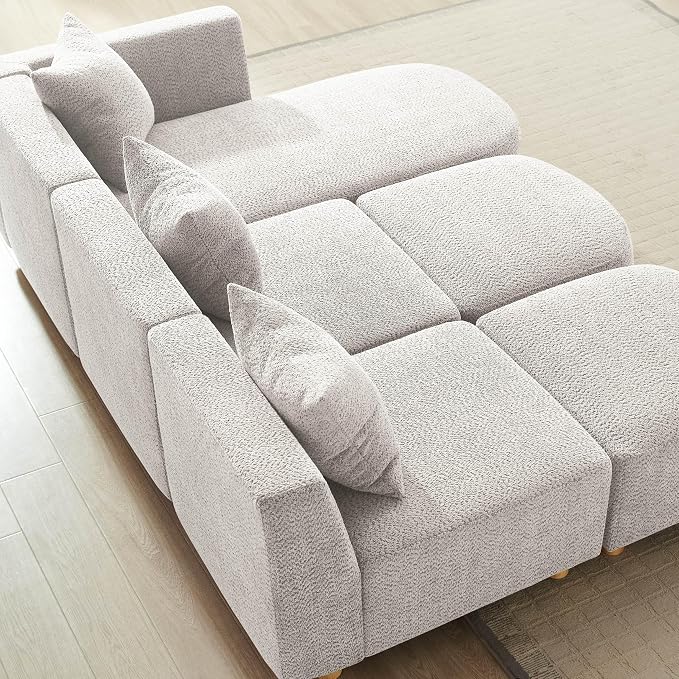 VANOMi 109.84" Modular Sectional Sofa - Image 7