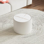Modern Nesting Coffee Table Set of 2, Creative Moon Coffee and End Table Set - Image 6