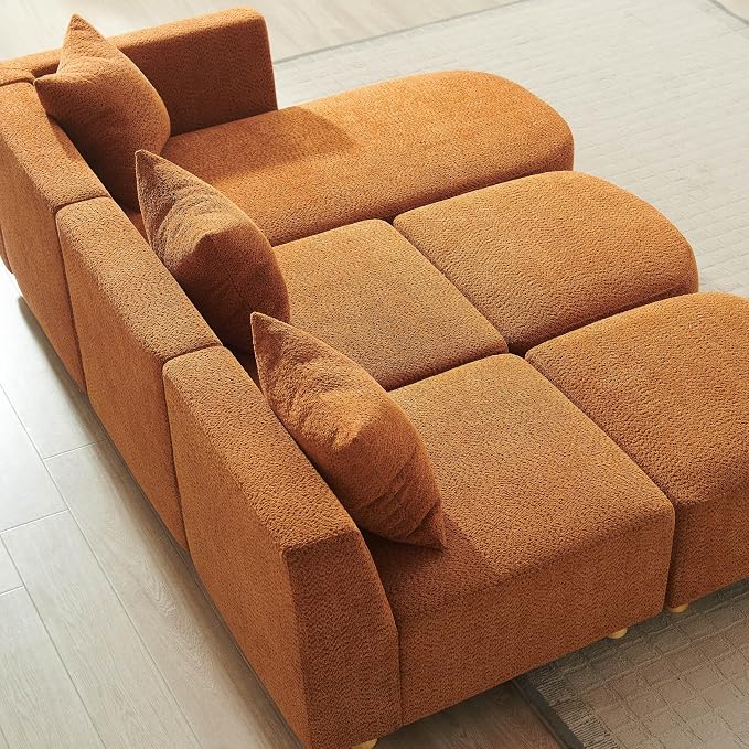 VANOMi 109.84" Modular Sectional Sofa - Image 7
