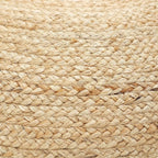 · REDEARTH · Jute Circular Jute Pouf Ottoman - Image 6