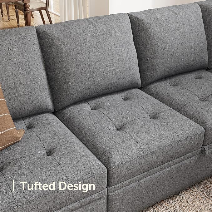 HONBAY Modular Sectional Couch U Shaped Sofa - Image 7