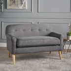 GDFStudio Mid Century Modern Fabric Loveseat - Image 3