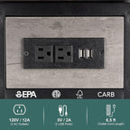 Yoobure End Table with Charging Station, Flip Top Side Table with USB Ports and - Image 7