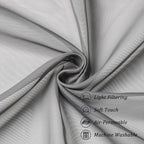 Chyhomenyc Sheer Curtains Tiers 42W x 24L Inches, Light Filtering Small Curtains - Image 8