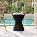 Christopher Knight Home Outdoor Side Table, Hourglass Shape Side Table by ChristopherKnightHome