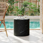 Christopher Knight Home Outdoor Round Side Table, Patio Garden Stool End Coffee by ChristopherKnightHome