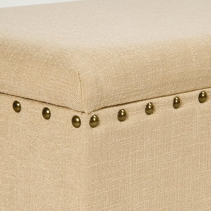 HomePop Large Rectangle Storage Bench - Image 8