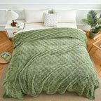 Aganear Fluffy Cozy Throw Blanket by Aganear