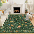 DUKINO 5x7 Area Rugs, Washable Animal Rug by DUKINO