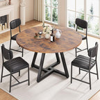 Jocoevol 51“ Round Kitchen Dining Room Table - Image 4