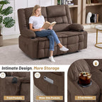 Loveseat Recliner Sofa, Big Large Reclining Sofa - Image 8
