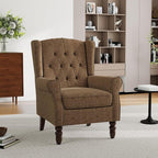 Mid-Century Modern 2-Piece Wingback Chair Set - Image 5