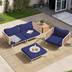 Crestlive Products Outdoor Patio Furniture Set, 4 Seater Modular Oversized - Image 9