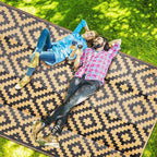 SAND MINE Reversible Mats, Plastic Straw Rug, Modern Area Rug, Large Floor Mat - Image 7