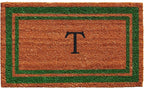 Calloway Mills Green Border 24" x 36" Monogram Doormat by Callowaymills