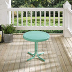 Crosley Furniture Griffith Weather Resistant Retro Metal Outdoor Side Table - Image 13