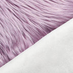 Stratford Park Lilac Bloom Faux Fur Rug, Super Soft Fluffy Area Rug - Image 5