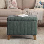 Homepop Home Decor | Medium Square Storage Ottoman - Image 7