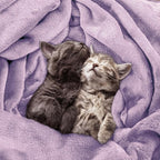 Utopia Bedding Ultra Soft Fleece Bed Blanket King Size Lilac | Microfiber Plush - Image 4