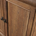 Sauder Palladia Bookcase with Doors, Library Bookcase, Vintage Oak Finish - Image 9