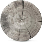 Sorbus Tree Stump Stool, Storage Ottoman 15 Inch Fake Tree Stumps Log Stool - Image 9