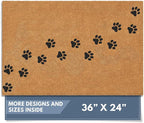 Barnyard Designs Natural Coco Coir Non-Slip Doormat | Heavy-Duty Welcome Mat by BarnyardDesigns