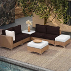 8Pcs Outdoor Cushion Covers, Elastic Patio Cushion Covers | Washable, - Image 5