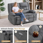 Loveseat Recliner Sofa, Big Large Reclining Sofa - Image 8