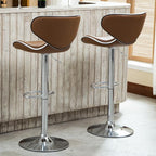 Roundhill Furniture Masaccio Cushioned Leatherette Upholstery Airlift - Image 2