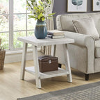 Roundhill Furniture Athens Contemporary 3-Piece Wood Shelf Coffee Table Set - Image 6