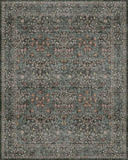 Washable Dark Green 10x12 Rug for Living Room - Image 3