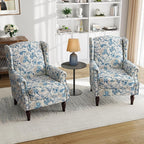Pia Ricco High Back Floral Accent Chair - Image 7