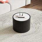 Modern Nesting Coffee Table Set of 2, Creative Moon Coffee and End Table Set - Image 7