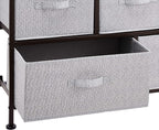 Amazon Basics Extra Wide Fabric 5-Drawer Storage Organizer Unit - Image 3