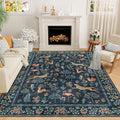 DUKINO 5x7 Area Rugs, Washable Animal Rug Living Room Non Slip, Soft Indoor by DUKINO