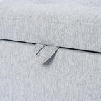 Adeco 18-inch Linen Storage Ottoman - Image 7